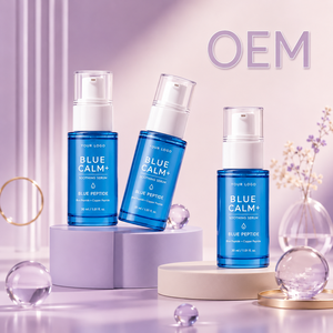 Blue Peptide Soothing <b>Serum</b> Facial Essence Moisturizing Calm Skin Care OEM Private Label - Product Image 5