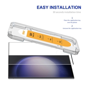Bon marché Vente en gros pour <span class=keywords><strong>Samsung</strong></span> <span class=keywords><strong>Galaxy</strong></span> <span class=keywords><strong>S22</strong></span> <span class=keywords><strong>Ultra</strong></span> 5G ENKAY Installation facile Pliage à chaud Colle latérale Film de verre trempé - Product Image 4
