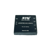 JINBI 20W DC-DC simple double 5V à 24V sortie 1000V isolation 80% efficacité convertisseur à montage sur carte J20DW24S10B4L