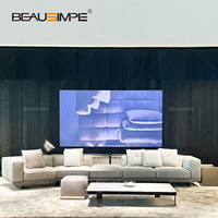 Mattia Modern Center Tisch High-End Wohnzimmer möbel Runder langer Beistell tisch Set Luxus Holz Marmor Couch tisch