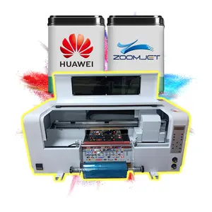 Zoomjet Hot Sale High Speed Printing Machine Small A3 Uv Dtf Printer For Phone Case Glass Golf