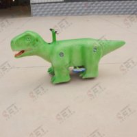 Manège Électrique pour Enfants : Voiture Dinosaure Réaliste en Forme de Dessin Animé