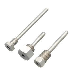 เทอร์มิสเตอร์ PTC อุณหภูมิสูง หัววัดสแตนเลส ความยาว 1000 มม. เซ็นเซอร์วัดอุณหภูมิแบบสามสายอเนกประสงค์ <span class=keywords><strong>Pt100</strong></span> - Product Image 6