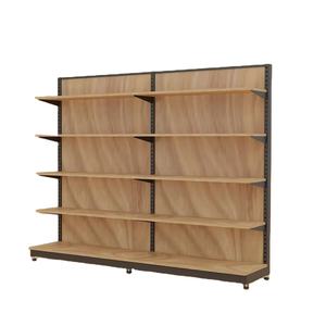 Nouvelles étagères de vente au détail en bois double face écologiques pour supermarchés, gondoles, dispensaires, pharmacies et chaînes de magasins – Livraison gratuite - Product Image 2