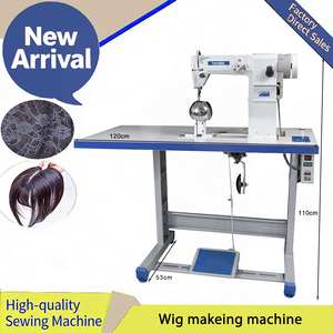 Machine à coudre industrielle à aiguille simple B-810D <span class=keywords><strong>pour</strong></span> la fabrication de perruques, équipement de <span class=keywords><strong>couture</strong></span> à point noué haute vitesse <span class=keywords><strong>pour</strong></span> perruques en cheveux naturels - Product Image 2