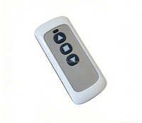Télécommande intelligente pour rideaux à code fixe et à code roulant à 4 boutons, contrôleur LED avec piles AAA, en plastique, pour domotique sans fil