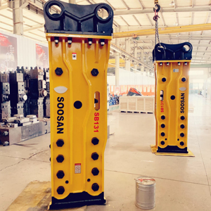 สำหรับ SB131 หัวเจาะไฮดรอลิกแบบ Top Type สภาพใหม่ เครื่องยนต์ หัวเจาะ ปั๊ม สำหรับรถขุด 30-45 ตัน รับประกัน 1 ปี น้ำหนัก 2833 กก. - Product Image 1