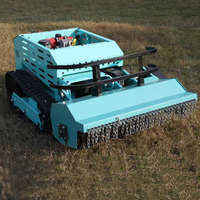 Tondeuse robotisée personnalisée Zhongyi à rotation zéro, mini-tracteur télécommandé, moteur de boîte de vitesses 24V pour usage municipal