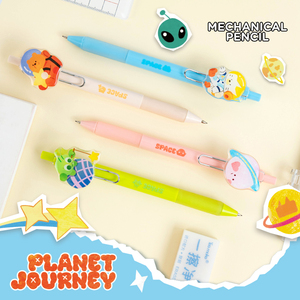 <span class=keywords><strong>Crayon</strong></span> mécanique rétractable motif <span class=keywords><strong>dessin</strong></span> animé mignon 'Space Journey' 0.5mm/0.7mm, papeterie scolaire, vente en gros - Product Image 4
