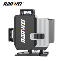 NANWEI Niveau laser professionnel 16 lignes 4D 360 degrés de haute précision Outils de mesure auto-nivelants pour l'extérieur