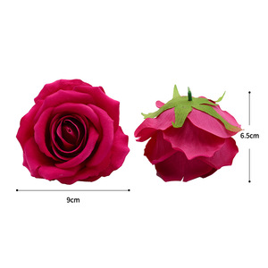 Cabezas de Rosa de Terciopelo Artificial Dongchen Crafts, Flores de Seda para Decoración de Bodas, Decoración del Hogar, Accesorios de Fotografía para Exteriores - Product Image 5