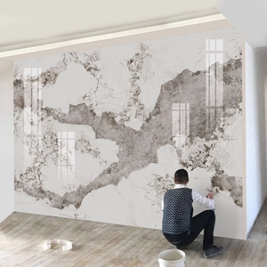 Fornecer Amostra <span class=keywords><strong>Uv</strong></span> Marble Plastic <span class=keywords><strong>Board</strong></span> <span class=keywords><strong>MDF</strong></span> <span class=keywords><strong>Board</strong></span> PET Waterproof Bamboo Fiber 5mm 8mm 3D PVC Wall Panel - Product Image 1