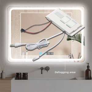 Interruptor Táctil para Espejo LED Shinechip con 2 Teclas, Regulador de Intensidad, Reloj, Fecha, Temperatura, Antivaho - Product Image 1