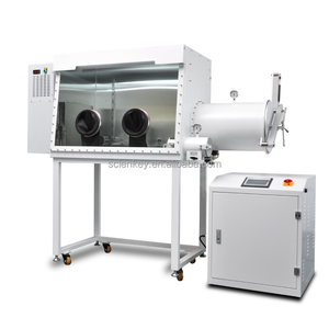 Luva de aço inoxidável customizável do laboratório com câmaras anaeróbicas & fontes do laboratório do OEM do sistema da purificação rachado - Product Image 1