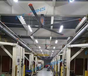 Ventilador de Techo Comercial de Alta Gama RTFANS Virtue Series de 10/13/16 Pies, Ventilador HVLS Rentable con Certificación CE - Product Image 4