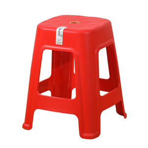 Thickened Plastic Stool <b>Stackable</b> Household <b>Dining</b> <b>Chair</b> Adult Low Stool Simple Square Design Non Slip Seat - Product Image 3