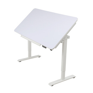 Mesa Plegable Eléctrica de Altura Ajustable de 1.4m, Escritorio de Estudio de Metal con Doble Poste y Motor Único, Escritorio para Computadora - Product Image 5