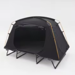 <span class=keywords><strong>Tente</strong></span> de <span class=keywords><strong>camping</strong></span> <span class=keywords><strong>surélevée</strong></span> à double couche, design surélevé au sol, imperméable, coupe-vent, pour une utilisation à la plage, confort et sécurité améliorés - Product Image 3