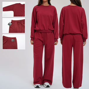 Women Casual Jogger Set Lounge Wear Zipper Sweatshirt Pocket Pants Yoga Tracksuit Comfy 2 Piece Outfit for Winter