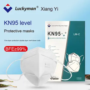 <span class=keywords><strong>Masque</strong></span> demi-visage jetable Luckyman KN95 <span class=keywords><strong>FFP2</strong></span> avec filtre respiratoire et anti-particules - Product Image 5