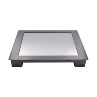Moniteur tactile industriel à cadre ouvert de 17 pouces, résistif, pour panneaux CNC, noir, interface USB/série, rapport d'aspect 5:4