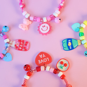 Verstelbare Polyester Hond Hond Halsband Zachte Siliconen Bee Cola Gevlochten Ketting Kleine Grote Maten Cross-Border Love Lint - Product Image 1