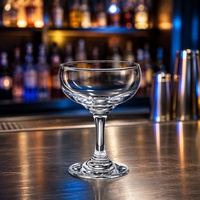 Verre à martini brillant de 150 ml, contourné, pour usage commercial, avec logo personnalisé, pour restaurants, bars, hôtels, événements de lancement