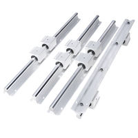 Ensemble de rails de guidage linéaires SBR TBR |   Rail rond SBR16/SBR20/TBR16/TBR20, bloc carré SBRUU/TBRUU, roulement en alliage HRC60-64 pour CNC DIY