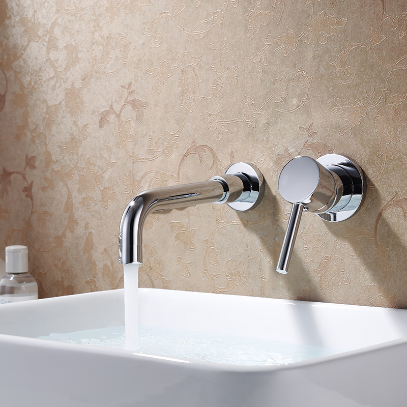 concealed brass wash basin faucet mixer wall mounted faucets for bathroom