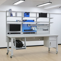 Mesa de Trabajo ESD para Producción de Ensamblaje de PCB, Diseñada para Uso Industrial a Largo Plazo, Construcción Duradera, OEM