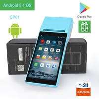Terminal POS Android Portátil de 5.5 Pulgadas, Versión 4G con WiFi, Bluetooth, USB, Impresora de 58 mm para Almacén, Escaneo de Códigos QR, Precio de Fábrica