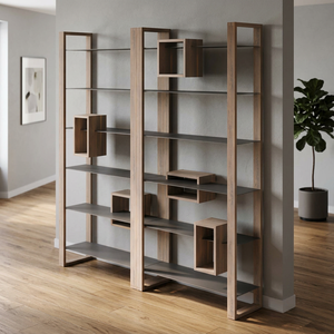 Premium Handmade <b>Solid</b> <b>Wood</b> <b>Bookcase</b> for Home Office and Living Room Organization Featuring Eco Friendly Materials and Long Last - Product Image 2