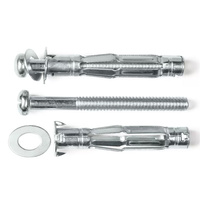 Molly Bolts – Chevilles d'expansion pour murs creux, robustes, en métal, pour cloisons sèches, fixations pour murs creux, chevilles d'expansion