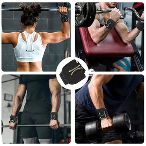 Weight Lifting Wrist Strap Elastic Cotton Customized Color Certified Private Label Fitness Gym Wrist Straps - Product Image 6