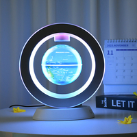 Globo Flotante Magnético con Rotación de 360°, Altavoz Bluetooth y Luz LED, Mapa del Mundo, Globo Flotante para Regalos Empresariales