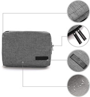 Portable Double Couches Étanche Câble Cordon Téléphone Tech Sac Voyage Organisateur Sac Pour Accessoires Électroniques