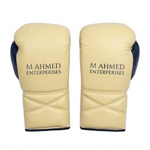 ถุงมือชกมวยหนัง PU พิมพ์ลายโลโก้ตามสั่ง สำหรับฝึกซ้อมและแข่งขัน MMA - Product Image 1