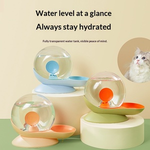 เครื่องให้น้ำทรงกลมแบบประหยัดพลังงานสำหรับสัตว์เลี้ยง แมว สุนัข และกระต่าย - ระบบกรองน้ำอัตโนมัติแบบไร้สายและไม่ใช้ไฟฟ้า - Product Image 3