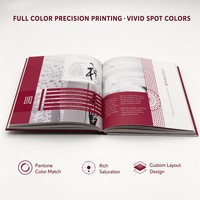 Libro de Arte Cultural Chino Personalizado, Impresión Offset, Papel de Arte, Tapa Dura, Troquelado, Recubrimiento UV Espejo, OEM, Encuadernación Cosida con Cubierta Completa
