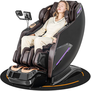 Fauteuils de <span class=keywords><strong>massage</strong></span> Corps entier Zéro gravité Shiatsu Fauteuil inclinable avec chaleur intégrée <span class=keywords><strong>Techniques</strong></span> de <span class=keywords><strong>massage</strong></span> profond Étirements de yoga Rouleau pour les pieds - Product Image 1