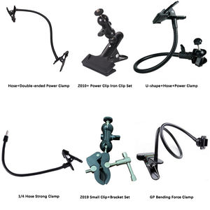 Penjepit daya Desktop Universal Yuntai, penjepit daya bola tetap, penjepit bengkok daya selang - Product Image 2