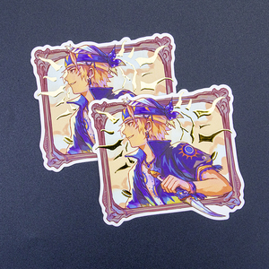 Tùy Chỉnh Không Thấm Nước Vinyl Phim Hoạt Hình Lá Vàng Sticker Trẻ Em Cá Nhân Dễ Thương Chết Cắt Cô Gái Trang Trí Điện Thoại Phim Hoạt Hình Sticker - Product Image 2