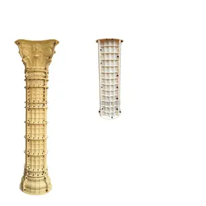 Plastic Concrete Mold for Column Concrete Pillar Roman Stone Column for Decorative