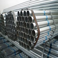 Tuyau en acier rond soudé ERW galvanisé à chaud du fabricant, haute résistance, conforme aux normes EN ASTM JIS, pour usages industriels multiples