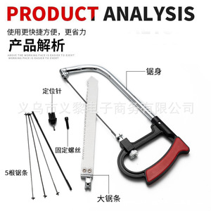 Mini <b>Saw</b> Set 7 Piece With Replacement Blades Alloy Steel For Home Diy Use - Product Image 3