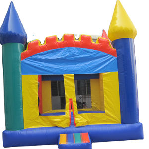 Châteaux gonflables colorés pour la location de fêtes - Product Image 1