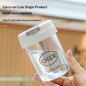 Botella de Agua Infantil de Plástico Ecológico Planet Simple con Doble Pajita y Diseño de Dibujos Animados para el Regreso a Clases - Product Image 3