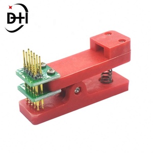 2.54mm Single Row 3/4P PCB Clip Clamp Fixture Probe Pogo Download Program Burn - Product Image 2