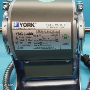 มอเตอร์ York YSK22-4BD ทองแดงแท้ อะไหล่เครื่องปรับอากาศส่วนกลาง - Product Image 2