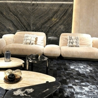 Modernes Italienisches Luxus-Ledersofa-Set in Modulbauweise, Kontraktmöbel für Fünf-Sterne-Hotel-Lobby, Lounge und Villenprojekte